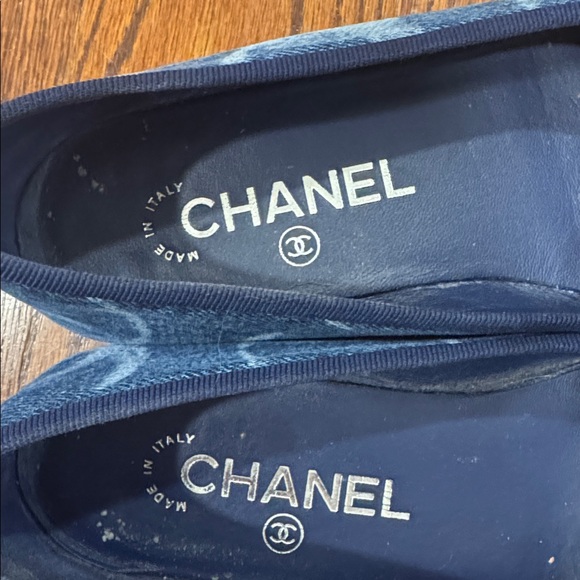 Chanel denim CC ballet flats - Picture 8 of 12